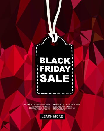 Black Friday sale inscription design template. Black Friday banner. Vector illustrationのイラスト素材