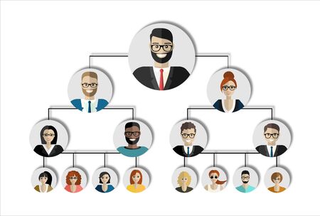 Career ladder. Modern flat design concepts.のイラスト素材