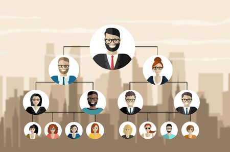 Career ladder. Modern flat design concepts.のイラスト素材