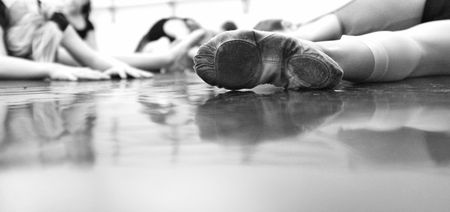 Ballet Dancer Feet - Soft and elegantの写真素材