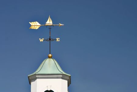 Sailboat weather vaneの写真素材