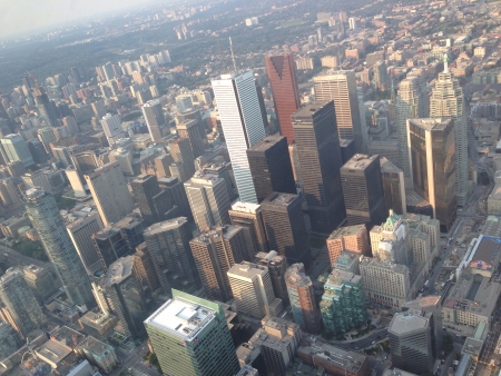 View from the CN Towers skypodの素材