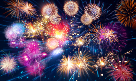 silvester party motifの写真素材