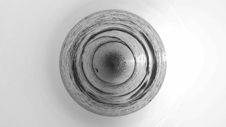 Black and White Ocean Tiny Planet Photo Designの写真素材