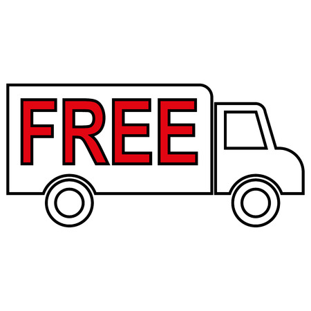 Free delivery vector iconのイラスト素材