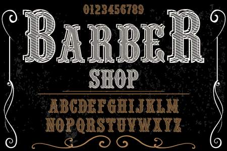 Font alphabet Script Typeface handcrafted handwritten vectorのイラスト素材