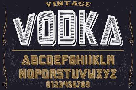 Font handcrafted vector script alphabet font vectorのイラスト素材