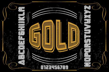 Font handcrafted vector script alphabet font vectorのイラスト素材