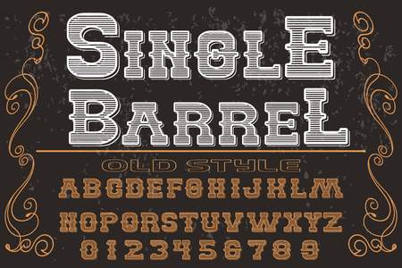 Font handcrafted vector script alphabet font vectorのイラスト素材