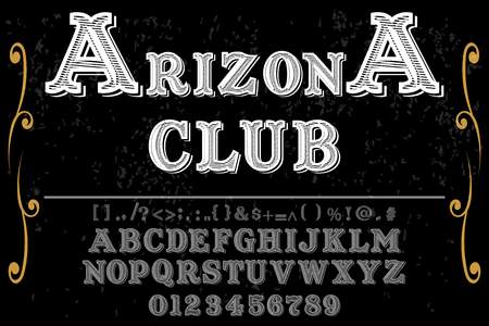 Font handcrafted vector script alphabet font vectorのイラスト素材