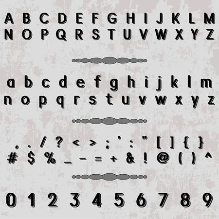 Font alphabet handcrafted vector script  design,handwritten name abcのイラスト素材