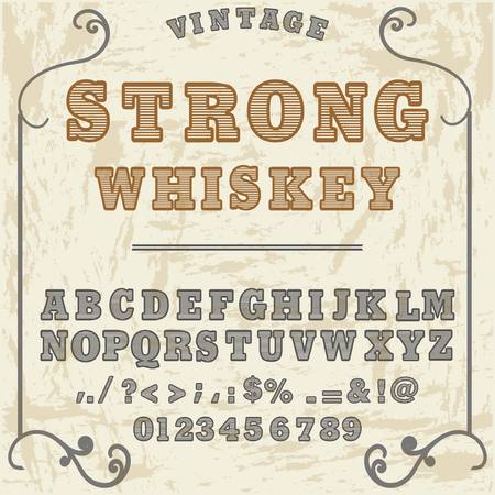 Handwritten handcrafted font vector script alphabetのイラスト素材