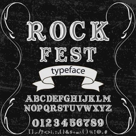 Handwritten handcrafted font vector script alphabetのイラスト素材