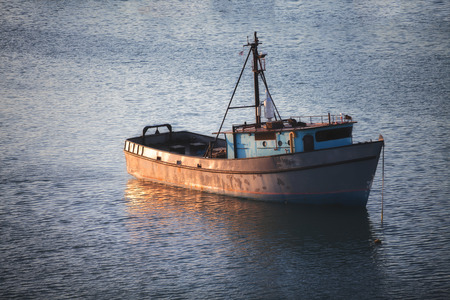 Lonely Boatの写真素材