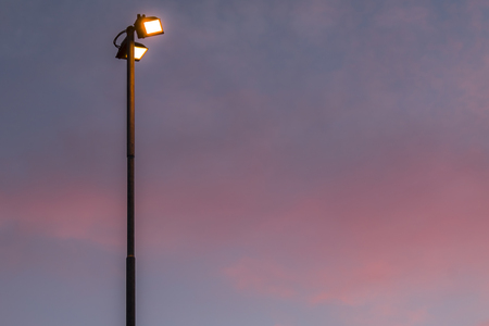 Street light lamp poleの写真素材