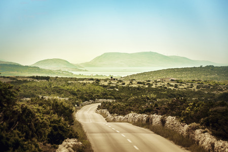 Empty roadの写真素材