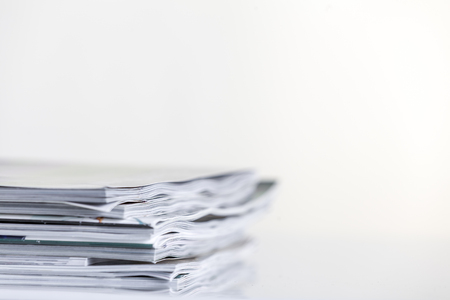 Stack of magazinesの写真素材