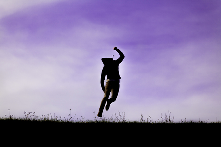 Expressing Freedom outdoorsの写真素材