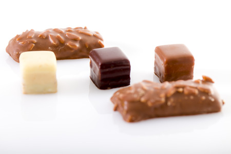 Luxury Choclate closeupの写真素材