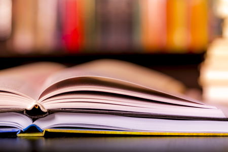 Open Books Closeupの写真素材