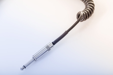 Guitar cable jackの写真素材
