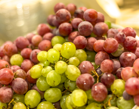 Served Grapes closeupの写真素材