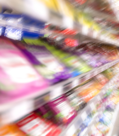 Supermarket aisleの写真素材