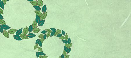 Handwritten leaf background, material that can be used for frames