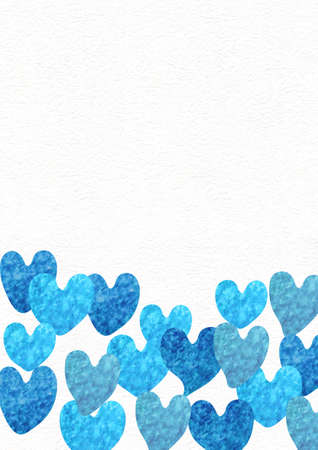 Background material designed with heartの写真素材