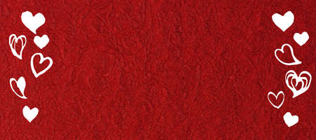 Background material designed with heartの写真素材