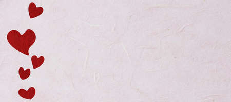 Background material designed with heartの写真素材