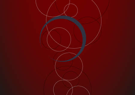 The background material of the design which used a lot of circlesの写真素材