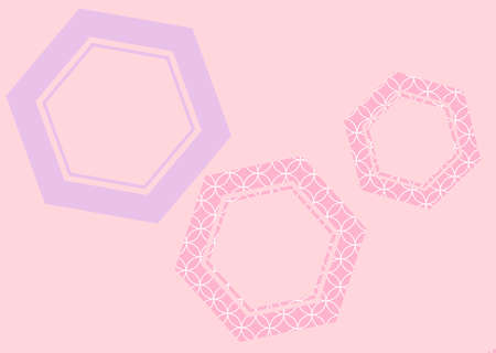 Japanese pattern background material that can be used for New Year's cards, weddings, etc.