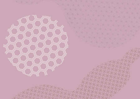 Background material that combines various Japanese patternsの写真素材