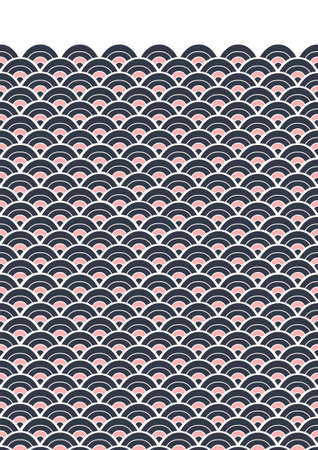 Japanese pattern background using Qinghai wavesの写真素材