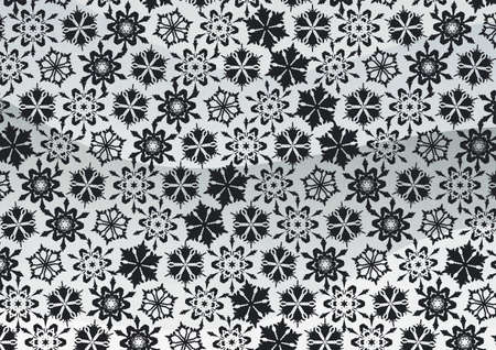 Background material of the image of snowflakes