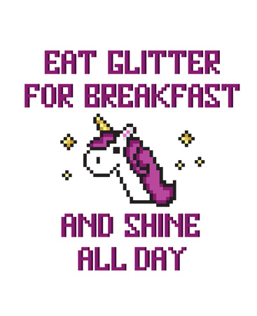 Colorful pixel art design.のイラスト素材