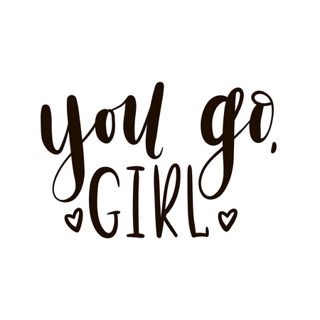 Feminism lettering slogan with donutのイラスト素材