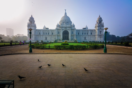 Victoria Memorial, Kolkata , India   A Historical Monument of Indian Architecture  It was built between 1906 and 1921 to commemorate Queen Victoriaのeditorial素材