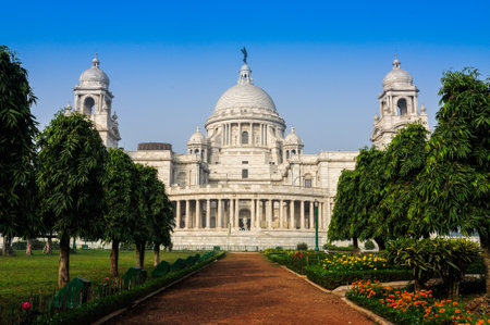Victoria Memorial, Kolkata , India   A Historical Monument of Indian Architecture  It was built between 1906 and 1921 to commemorate Queen Victoriaのeditorial素材
