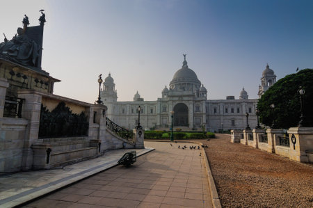 Victoria Memorial, Kolkata , India   A Historical Monument of Indian Architecture  It was built between 1906 and 1921 to commemorate Queen Victoriaのeditorial素材