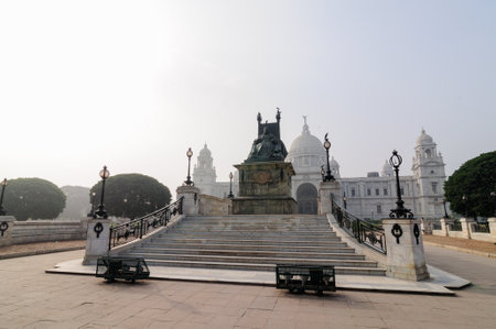 Victoria Memorial, Kolkata , India   A Historical Monument of Indian Architecture  It was built between 1906 and 1921 to commemorate Queen Victoriaのeditorial素材