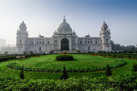 Victoria Memorial, Kolkata , India   A Historical Monument of Indian Architecture  It was built between 1906 and 1921 to commemorate Queen Victoriaのeditorial素材