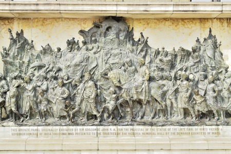 Victoria Memorial, Kolkata , India . A Historical Monument of Indian Architecture. It was built...