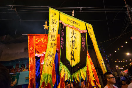 KOLKATA, WEST BENGAL , INDIA - FEBRUARY 7TH 2016: Celebration of Chinese new year at China Town ,...