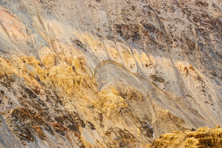 Beautiful scenic view of Moonland, near Lamayuru, named for its uncanny resemblance to the surface...