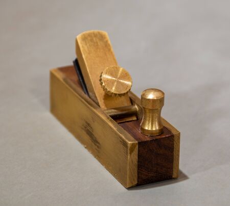 violin maker's mini hand planerの写真素材