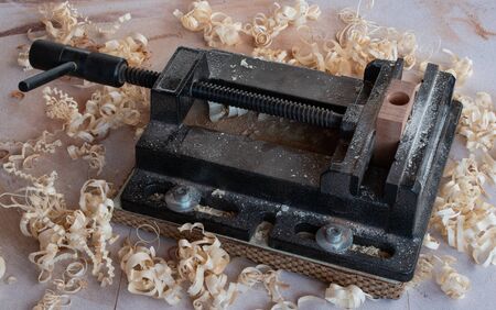 heavy duty drill press vise / iron viceの写真素材