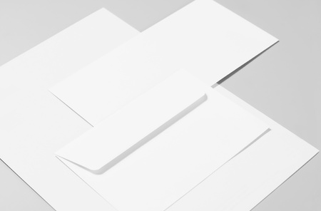 Blank stationery の写真素材