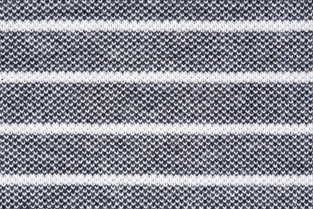 Black and white striped fabric textureの写真素材
